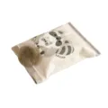 Cute raccoon fabric tissue box cover with plush pom pom home car decorative tissue pouch - Raccoon Style (Brown Pompom)