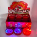 Christmas dumpling squishy toy cute stress relief decompression soft toy with glowing light base - Christmas Maltose LED Bun
