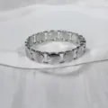Silver metal link bracelet vintage style engraved Roman numerals bangle jewelry accessory item - Roman Numeral Bangle / Silver