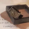 Pinza de pelo de metal con diamantes de cristal lujo coleta alta accesorio de moda - Negro Noble