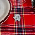 Christmas snowflake rhinestone hair clip sparkling side bangs pin stylish holiday hair accessories - Small Rhinestone Style