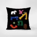 Fodera per cuscino stampa gatto stile pop art, copricuscino decorativo moderno divano. - Stampa Bifacciale 35x35cm (Copertura Senza Imbottitura) / Stile Divertente Pop Art 2