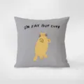 Nordic simple cute fat cat throw pillow cover sofa living room decorative cushion cover - Cute Animal 6