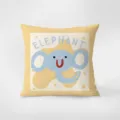 Federa per cuscino elefante carino nordico, morbido cuscino decorativo in velluto per divano. - Sogno di Alice 02 / Federa 35x35cm Senza Imbottitura