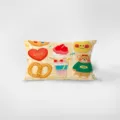 Coussin rectangulaire en flanelle douce avec impression de dessin animé pour canapé. - Taie d'oreiller à motif double face 30x50 cm (Sans rembourrage) / SWEET 3