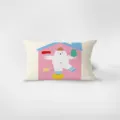 Süßer Cartoon Bär bedrucktes langes Kissen, weicher Samtbezug für Sofa und Auto Dekoration. - Süßes Mädchen 9