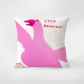 Cute pink goose decorative throw pillow accent cushion for sofa bed living room home decor. - Pink Cute Art 5