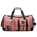 Rosa Reisetasche mit großem Fassungsvermögen für Damen, Sporttasche für Fitness und Yoga. - Rosa