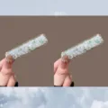 Korean sparkly crystal square hair clip, ice clear rhinestone side clip for bangs, stylish. - Square / 2 Pieces/Pack / White