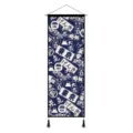 Tenture murale en tissu de style japonais avec des motifs traditionnels pour la décoration. - Tokyo Énergique / 45x120cm