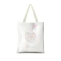 Sac cabas en toile style crème, grand sac d'épaule décontracté pour les étudiants au quotidien. - Coton et lin [Impression recto-verso + fermeture éclair + poche intérieure] / Style Ballet Crème Vertical 03 (Sangle Beige)