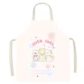 Cute cat print sleeveless apron for kitchen cooking, baking, and studio anti-fouling use. - Creamy Ballet Style-5