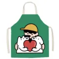 Nordischer Cartoon süßer Hund Mode Erwachsener ärmellose Schürze für Küche Kochen und Backen - Niedlicher Cartoon-Hund 18