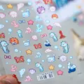Ozean Stil Nagelsticker Sommer marine Muschel Seestern süße Cartoon Nagelkunst Dekoration - TS-1168 Ozean Paradies - Flach