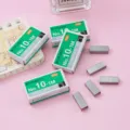 Punti metallici standard No.10 per ufficio 1000 pezzi cancelleria rosa design carino - Punti Gucheng N. 10 (ai-1000 Pezzi/Confezione)
