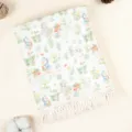 Doppelter Gaze Baby Fransen Decke reine Baumwolle Kinderwagen Bezug Sommer Klimaanlage Decke - Bunte Enten