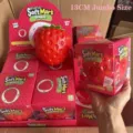Aardbei squishy antistress speelgoed 13cm geurige sensorische speelgoed voor kinderen en volwassenen. - Grote Aardbei Squishy (13cm / Kaas Type) / Rood