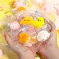 Cute cartoon squeeze toys set sensory fidget toys stress relief toys for kids adults - Little Dumpling Squishy (6cm / Food with Pendant) / Colorful