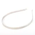 Silver metal headband DIY hair accessory simple slim band for daily and styling wear - 3mm / Steel