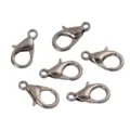 Gunmetal lobster claw clasps for DIY jewelry making and necklace bracelet connectors - 18mm (100 Pieces/Pack) / Gunmetal Black