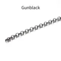 Μεταλλική αλυσίδα O-ring Gunblack για κατασκευή κοσμημάτων DIY χειροποίητο κολιέ - Πλάτος 3.2mm / Μαύρο Μεταλλικό