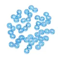 Clips en plastique bleu connecteurs pour bracelets élastiques DIY loom bands 11x6mm - 500 Pcs/Sac / Bleu