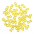 11x6mm Clips S pour Bracelets Élastiques Connecteurs DIY Accessoires de Bijoux - 500 Pcs/Sac / Jaune