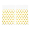 Sachets scellables auto-adhensifs a pois jaunes, design propre pour l'emballage. - 50 Pièces/Paquet / Pois Dorés