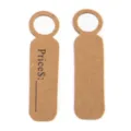 Kraft paper price tags blank and printed hang tags for gift jewelry craft DIY display - Price Tag Style / 50 Pieces/Pack / Coffee