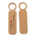 Kraft paper thank you tags blank and printed gift cards for diy jewelry packaging 50pcs - Thank You Style / 50 Pieces/Pack / Coffee