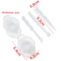 Silicone measuring cups and mixing tools set for DIY epoxy resin crafting and art projects. - 1 Set (Mixing Cup with Spout + Mixing Cup + Scraper + Stirring Stick + Spoon)