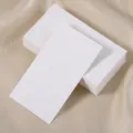 White paper jewelry cards for necklaces earrings display, clean blank cardstock holders 50pcs. - 5x9cm (50 Pieces/Pack) / White