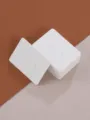 White blank jewelry cards for earrings and necklaces packaging. Durable cardstock display tags. - 3.5x2.5cm (50 Pieces/Pack) / White