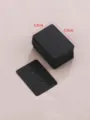 Black paper jewelry display cards for necklaces, earrings and bracelets packaging 50pcs - 3.5x2.5cm (50 Pieces/Pack) / Black
