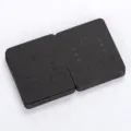 Black paper jewelry packaging cards with pre-cut holes for necklaces and bracelets. - 3.8x4.8cm (50 Pieces/Pack) / Black