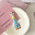 Cute funny goose hair clip with sunglasses and cute heart pattern for kids and daily wear. - Goose Shape / Heart Goose