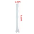 Transparent silicone stirring stick for epoxy resin DIY craft mixing tool 9.3cm length - Small Silicone Scraper