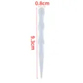 Epoxy Resin Mixing Stick DIY Craft Tool White Plastic Stirring Rod 9.3cm Item Length - Silicone Stirring Rod