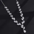 Hangende V-vormige Tarwe-aar Stijl (NP3103) / Witgoud