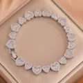 Volledige Pave Hart Stijl - Witgoud Kleur