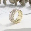 Maat 6 / Teardrop Rij Stijl (RP2131) / Goud