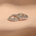 Zilver 10mm Oorring