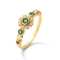 Maat 6 / Bloemen Pave Stijl (RP5159) / Goud