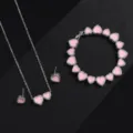 Zilver-Roze 3-delige set A