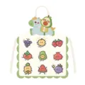 Detalle de delantal de cocina fruta linda, bonito diseño de poni, babero cómodo. - 65x75cm (Lino de algodón grueso para adultos) / Pony Dibujos Animados 4 Correa Beige