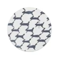 Joli set de table rond en tissu de style nordique avec charmant motif de lapin pour la maison. - Motif Lapin 02 / 17x17 Set de Table