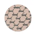 Set de table rond en tissu avec motif lapin style nordique pour decoration de salle a manger - Motif Lapin 03 / 17x17 Set de Table