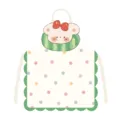 Lindo delantal sin mangas de oso fruta con lunares para cocina cocción horneado y uso diario. - 65x75cm (Lino de algodón grueso para adultos) / Animal de Fruta 1 Correa Beige