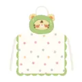 Cute cartoon animal apron kitchen cooking waterproof bib breathable cotton blend fabric style - Fruit Animal 7 Beige Strap