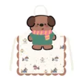 Tablier en tissu chien de dessin animé mignon, couverture de taille de cuisine de cuisson. - Petit Chiot (Taille Adulte) / 65x75cm